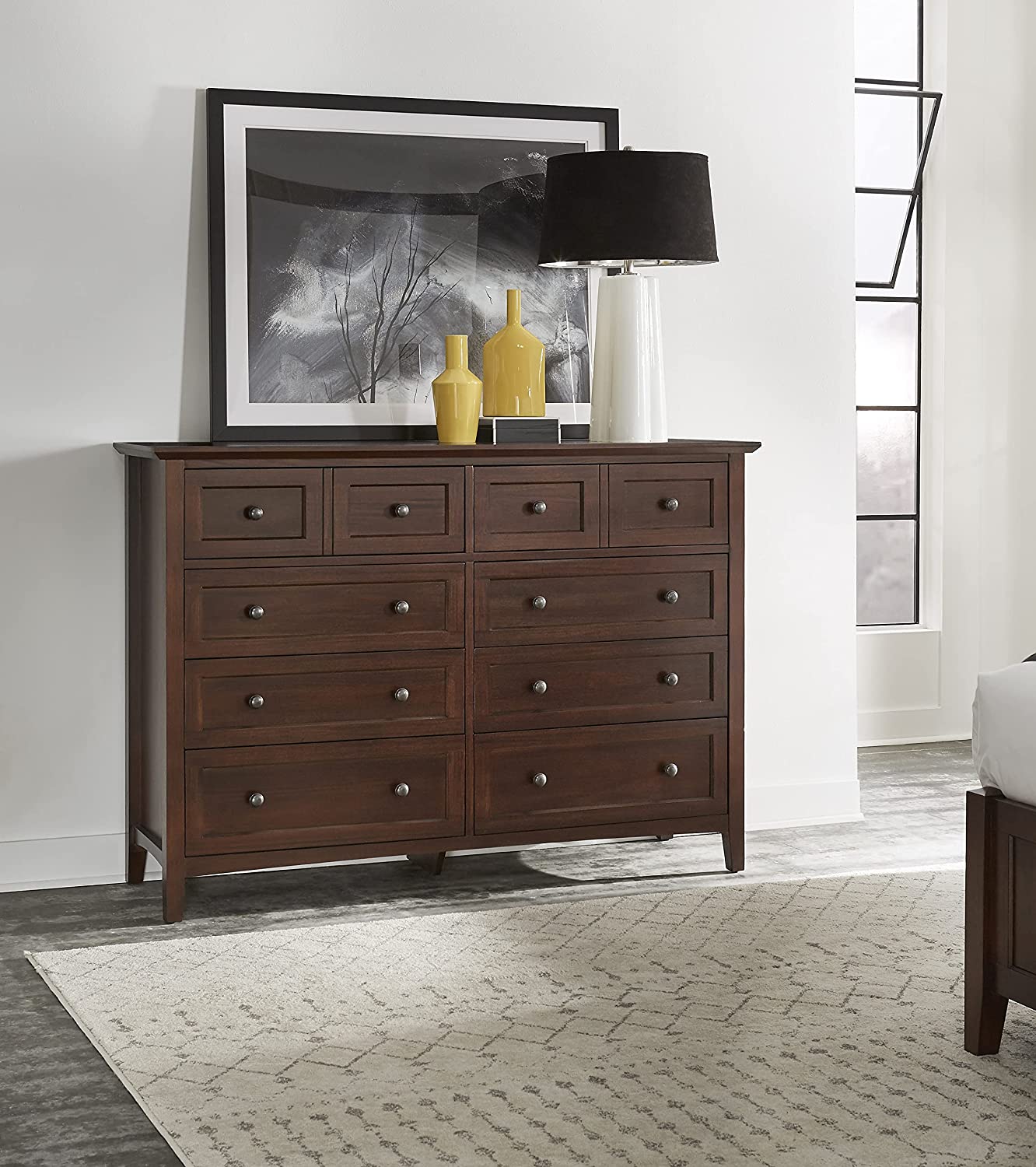 【Furniture】HEMNES 8-Drawer Dresser, Solid Wood Dresser