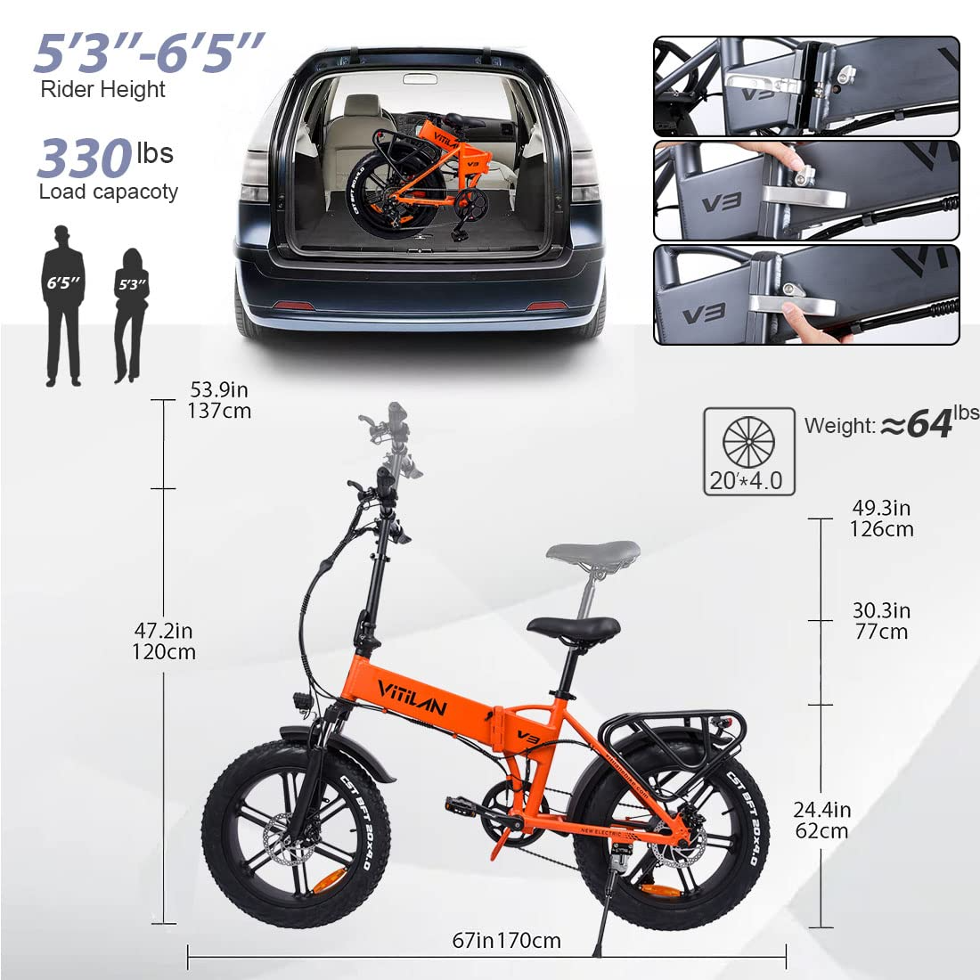 【Sports&Outdoors】Electric Bike for Adults 20