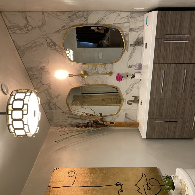 【Home Improvement】Luco Irregular Metal Wall Mirror