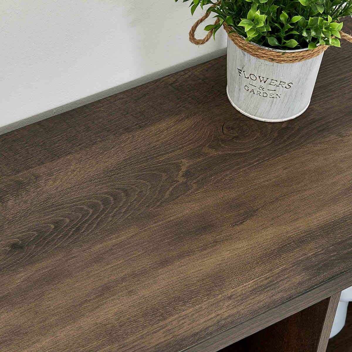 【Furniture】8 Cube Storage Organizer Bookshelf, Rustic Wood Cubby Bookcase, Industrial Horizontal Long Shelf