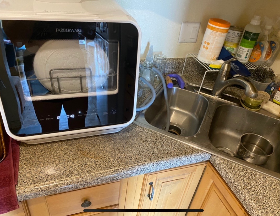 【Appliances】Farberware Complete Portable Countertop Dishwasher with 5-Liter Built-in Water Tank