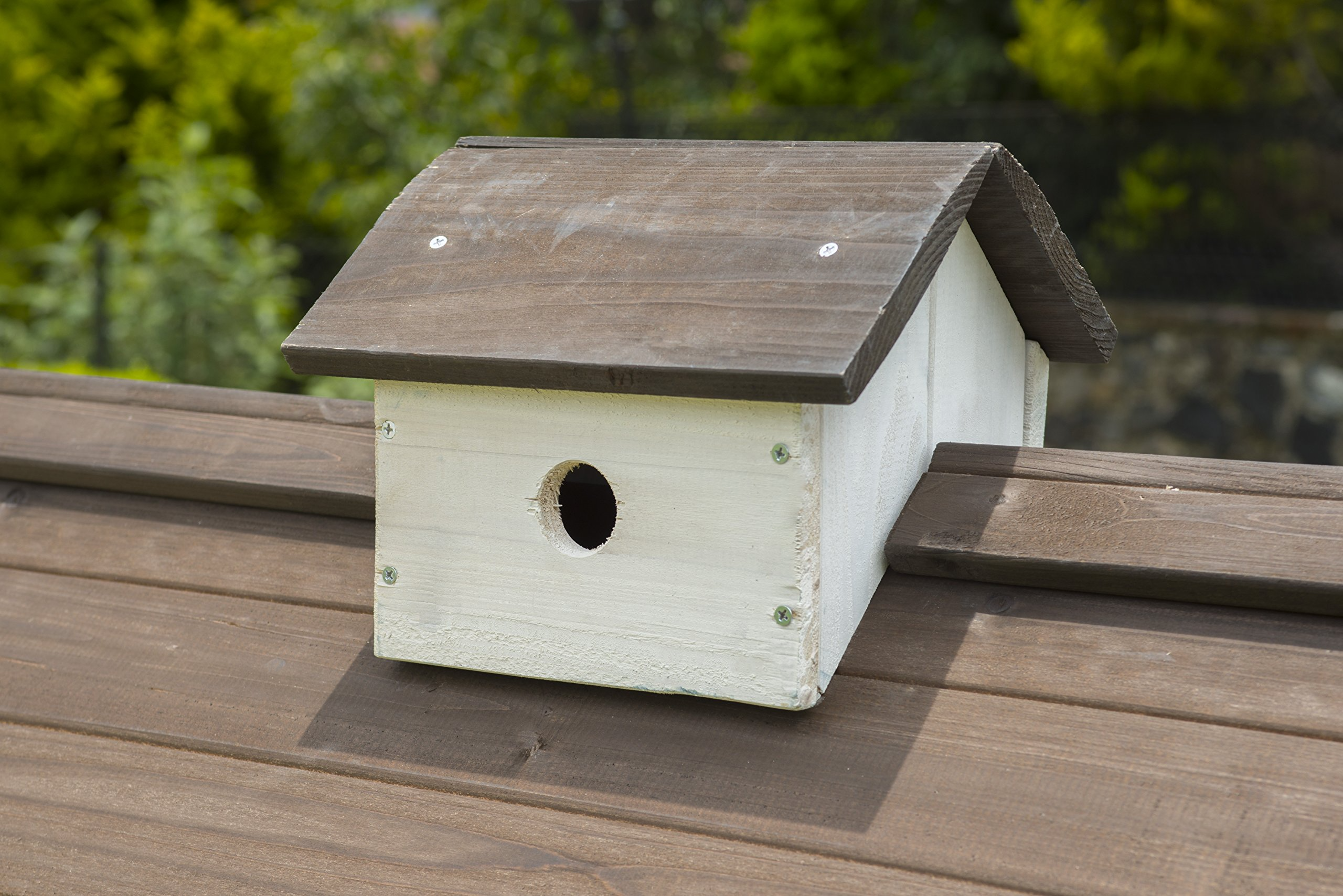 【Baby&Kids】Wooden Outdoor Playhouse with Bench, Blue, 83.6
