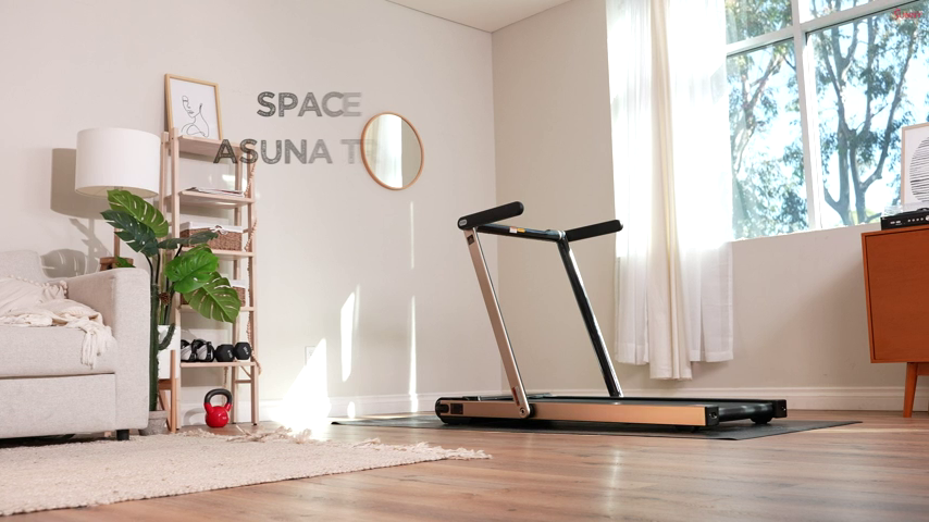 【Sports&Outdoors】ASUNA Premium Slim Folding Treadmill Running Machine with Speakers for Home Gyms