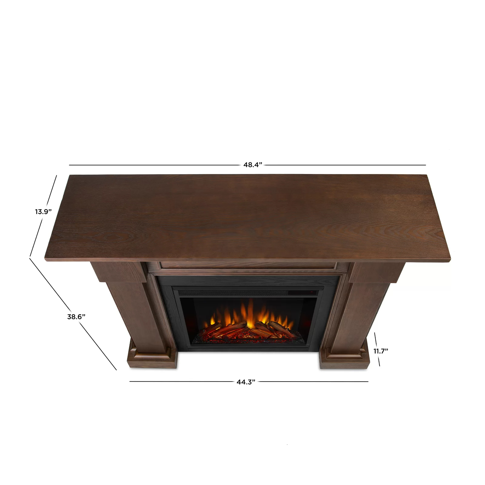 【Home Improvement】Hillcrest 48.4'' W Electric Fireplace