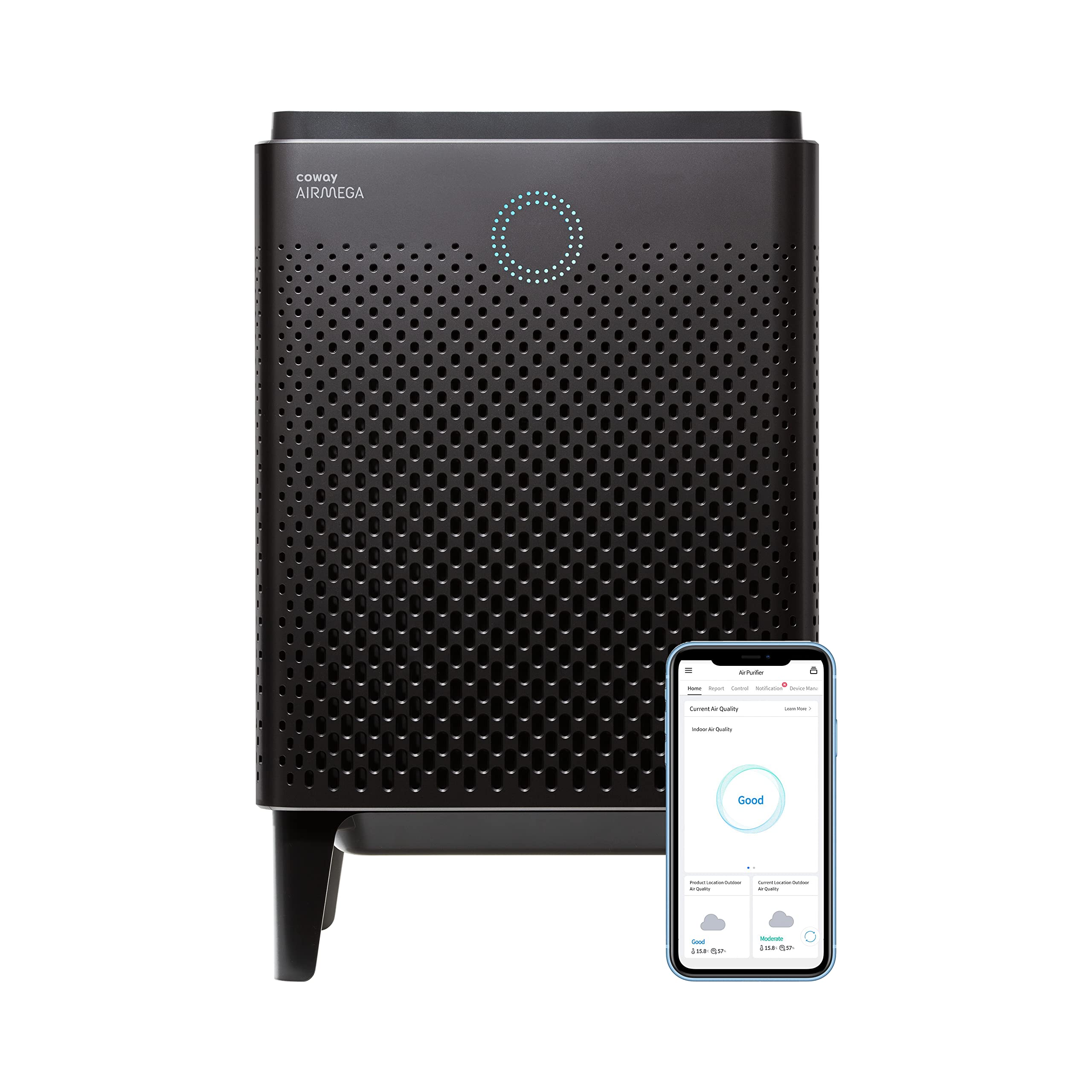 【Appliances】Airmega 400S App-Enabled Smart Technology Compatible with Amazon Alexa True HEPA Air Purifier