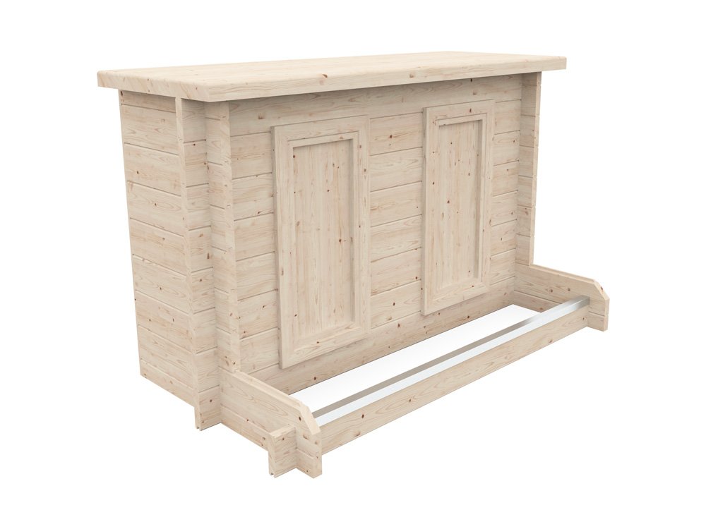 【Home&Garden】Bar Counter Man Cave Home Bar Party Lounge Wood Summer Garden Bar BBQ