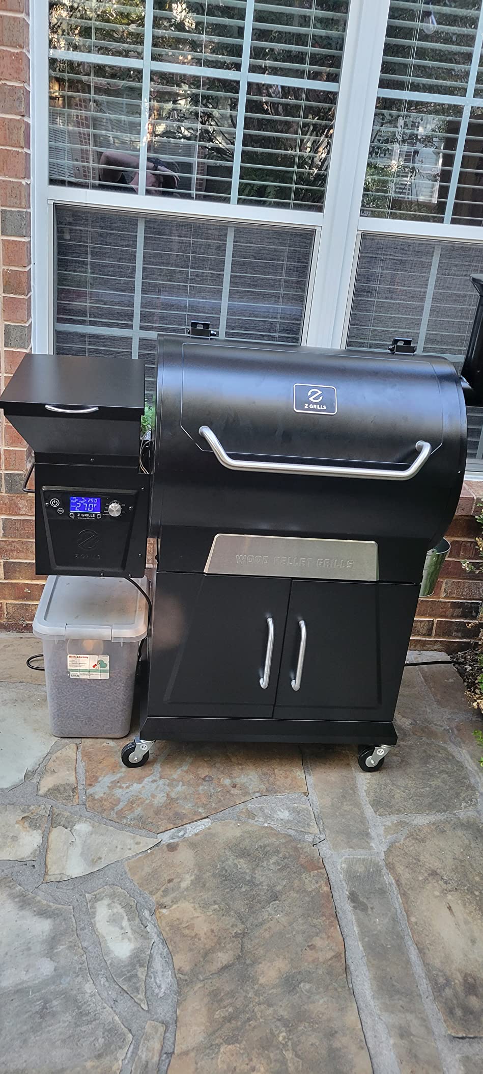 【Appliances】Wood Pellet Grill Smoker with Digital Controls, Cover, 700 sq. in. Cooking Area for Outdoor BBQ