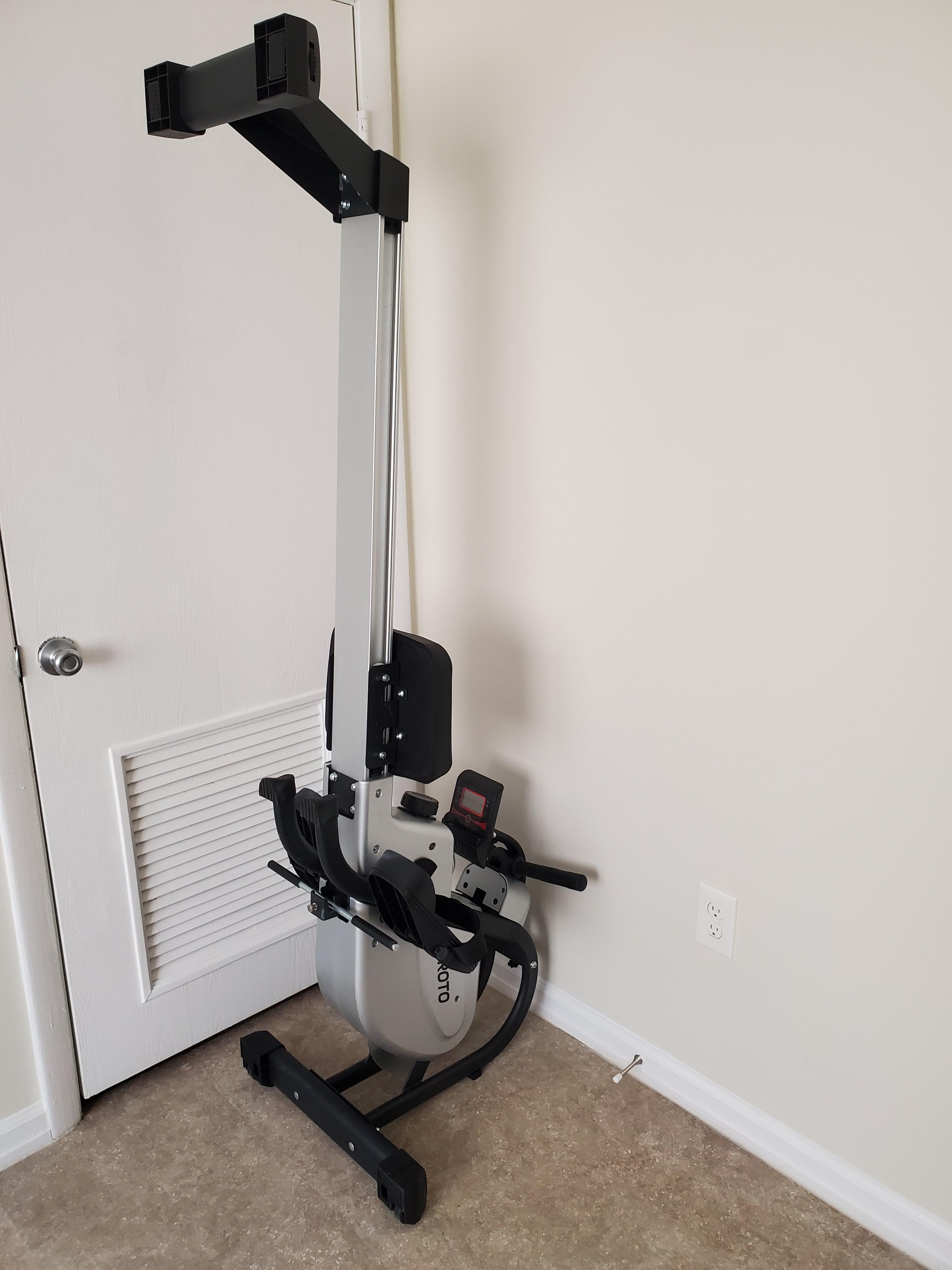 【Sports&Outdoors】Magnetic Rower Rowing Machine with LCD Display 300LB Weight Capacity Row Machine Exercise Rower