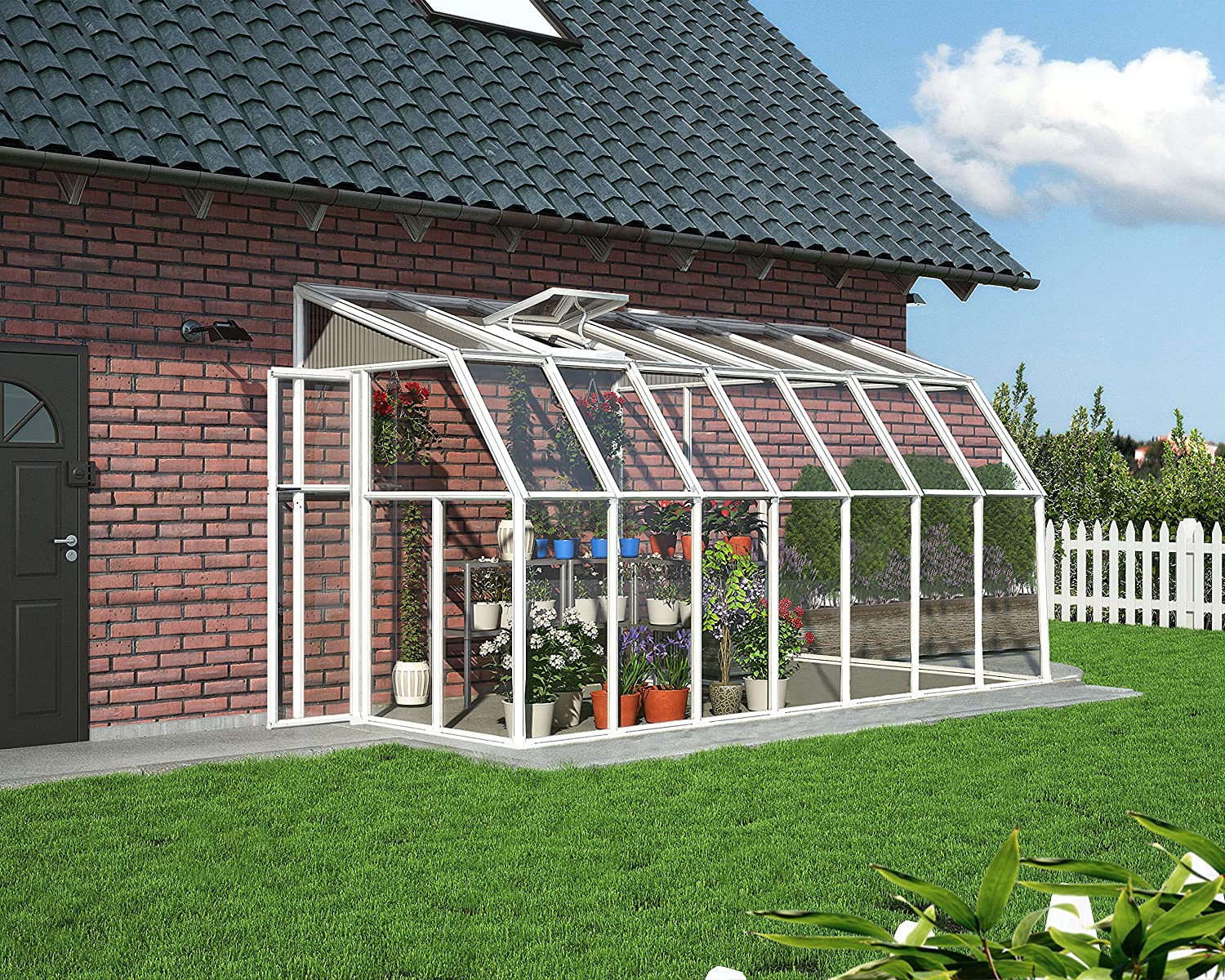 【Home&Garden】Canopia Sun Room, 6' x 12', White