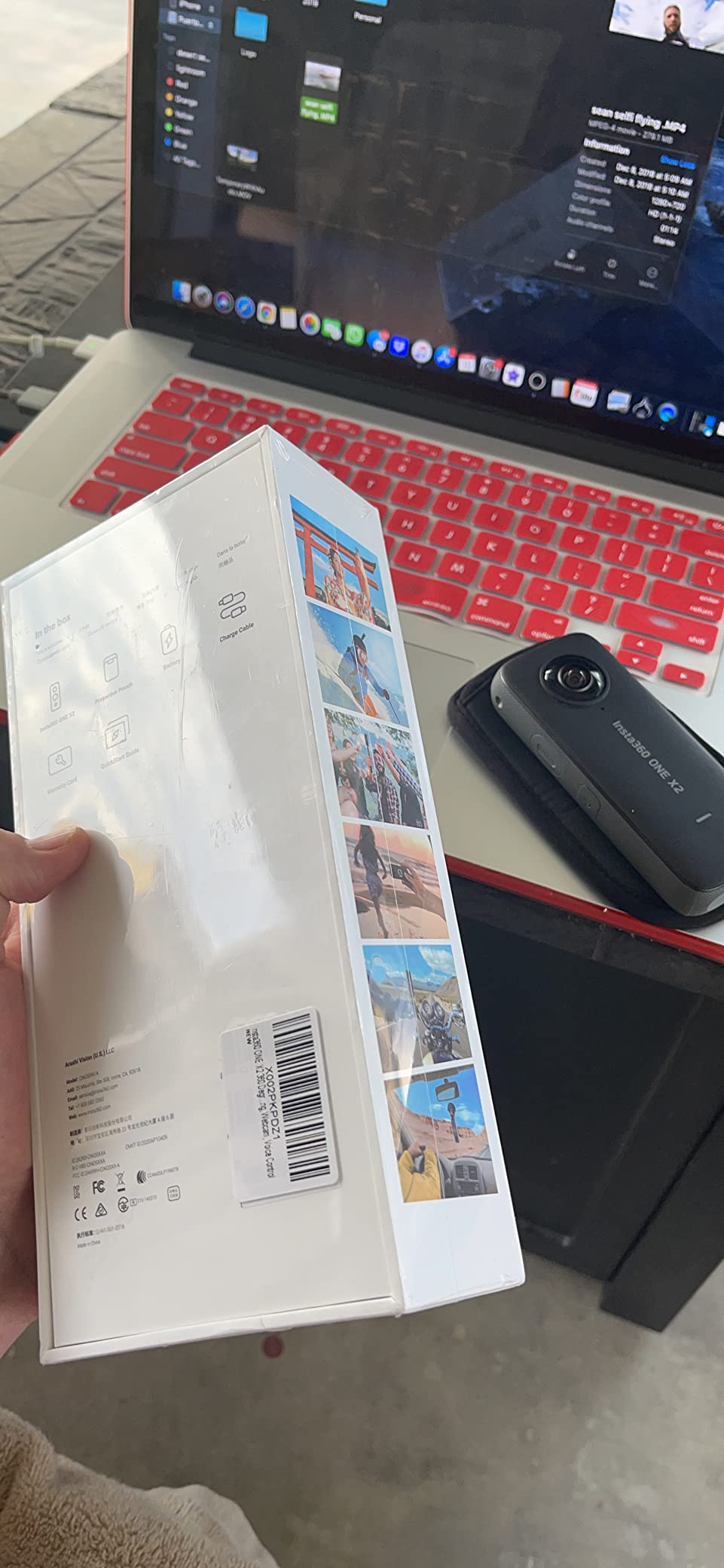 【Electronics】360 Degree Waterproof Action Camera, 5.7K 360, Stabilization, Touch Screen, AI Editing