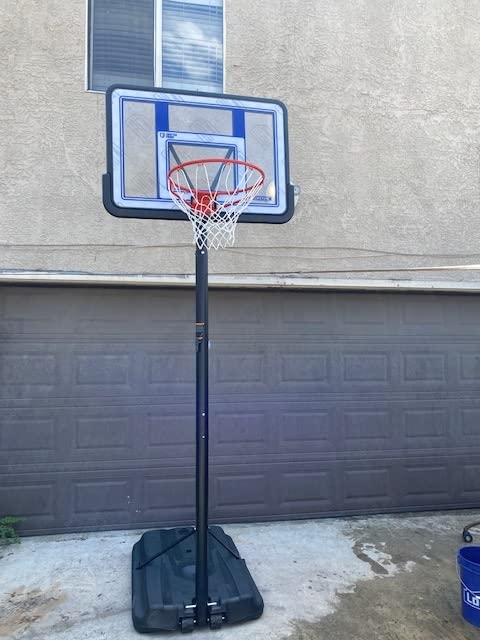 【Sports&Outdoors】Lifetime Pro Court Height Adjustable Portable Basketball System