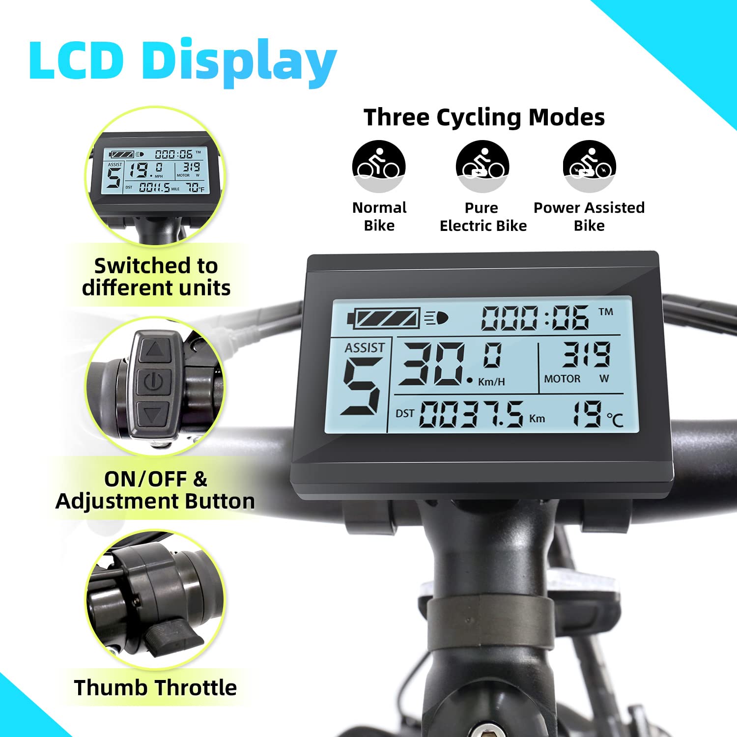 【Sports&Outdoors】Electric Bike 26