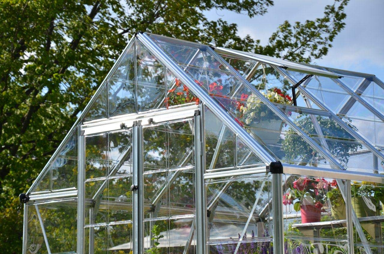 【Home&Garden】Snap & Grow Hobby Greenhouse, 8' x 8' x 9', Silver