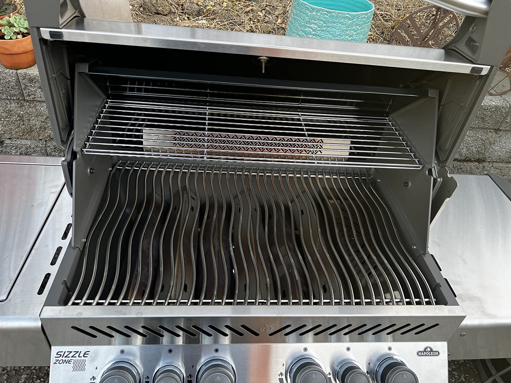 【Appliances】Napoleon P500RSIBPSS-3 Prestige 500 RSIB Propane Gas Grill, sq. in + Infrared Side & Rear Burner