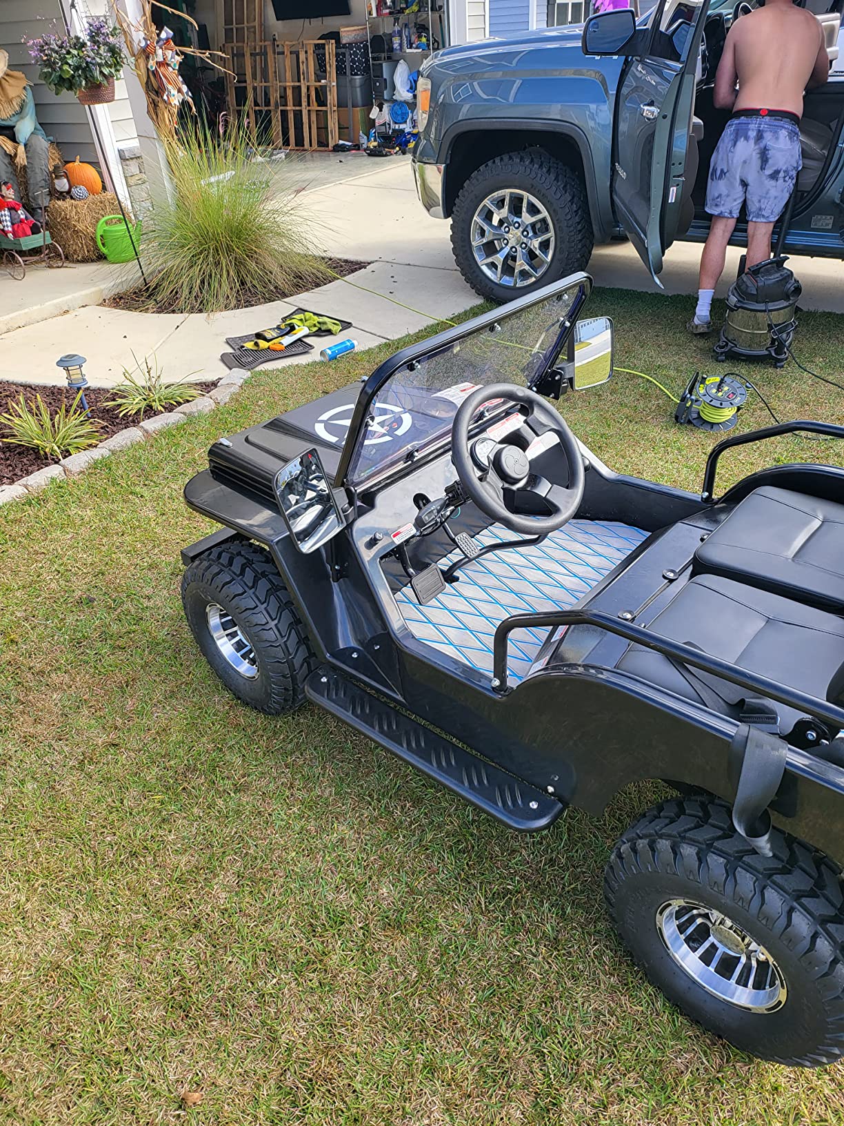 【Sports&Outdoors】X-PRO 125cc Go Kart with 3-Speed Semi-Automatic Transmission w/Reverse