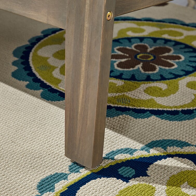 【Home&Garden】Bellevue Solid Wood 7 - Person Seating Group with Cushions