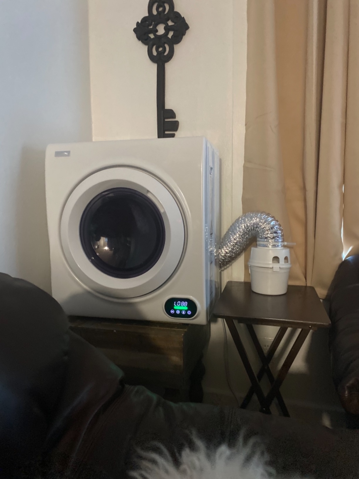 【Appliances】Euhomy Compact Laundry Dryer, 2.65 cu ft Front Load Stainless Steel Clothes Dryers