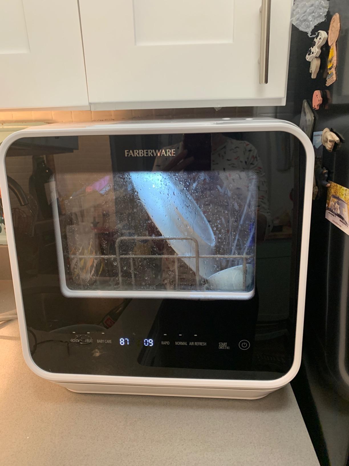 【Appliances】Farberware Complete Portable Countertop Dishwasher with 5-Liter Built-in Water Tank