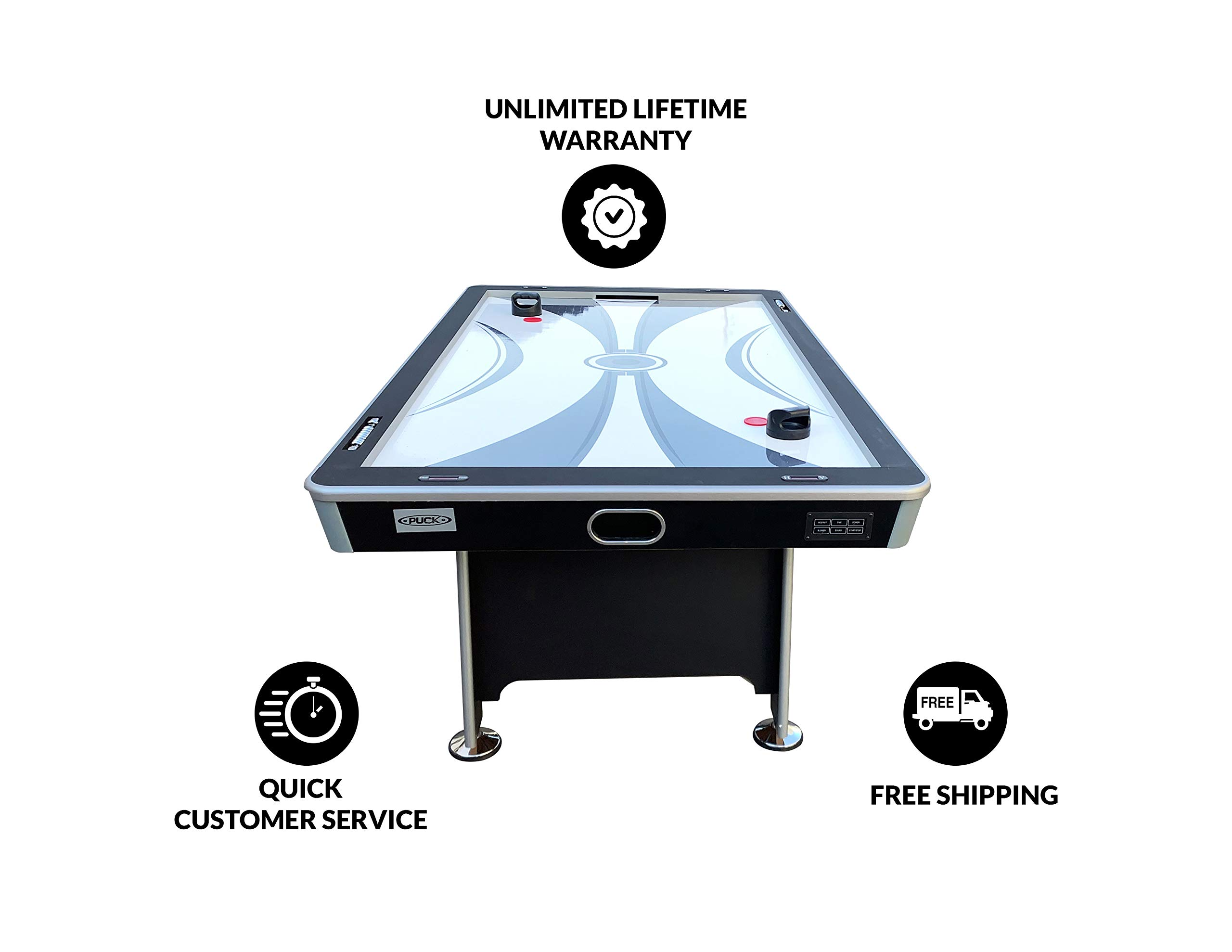 【Sports&Outdoors】Apollo 7-Foot Air Hockey Table