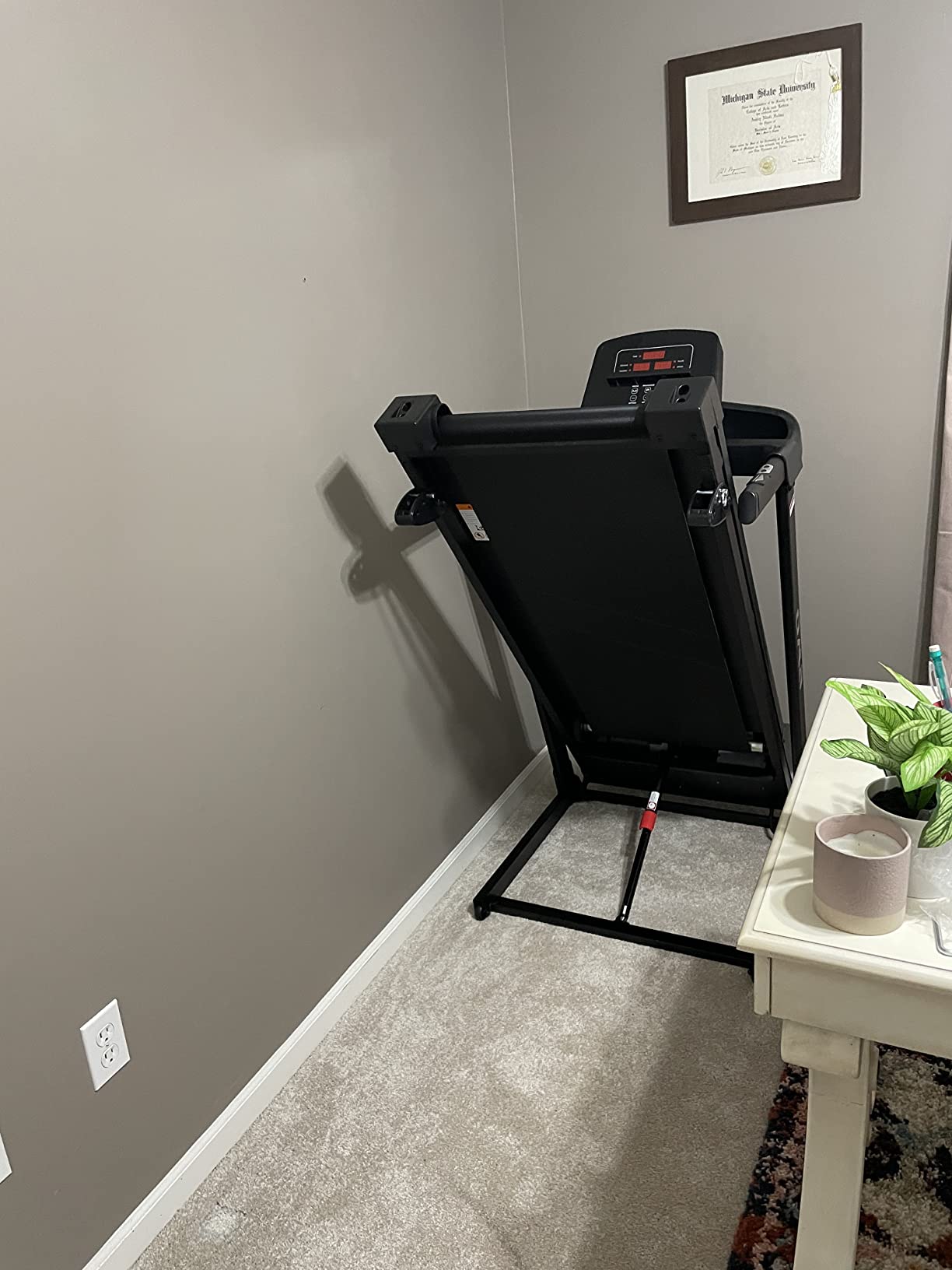 Treadmills for Home 1017EB , Max 2.5HP 300 LBS Capacity Folding Treadmill