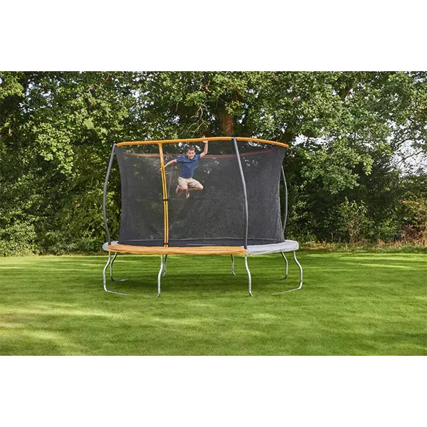 【Baby&Kids】10ft Outdoor Kids Trampoline with Enclosure