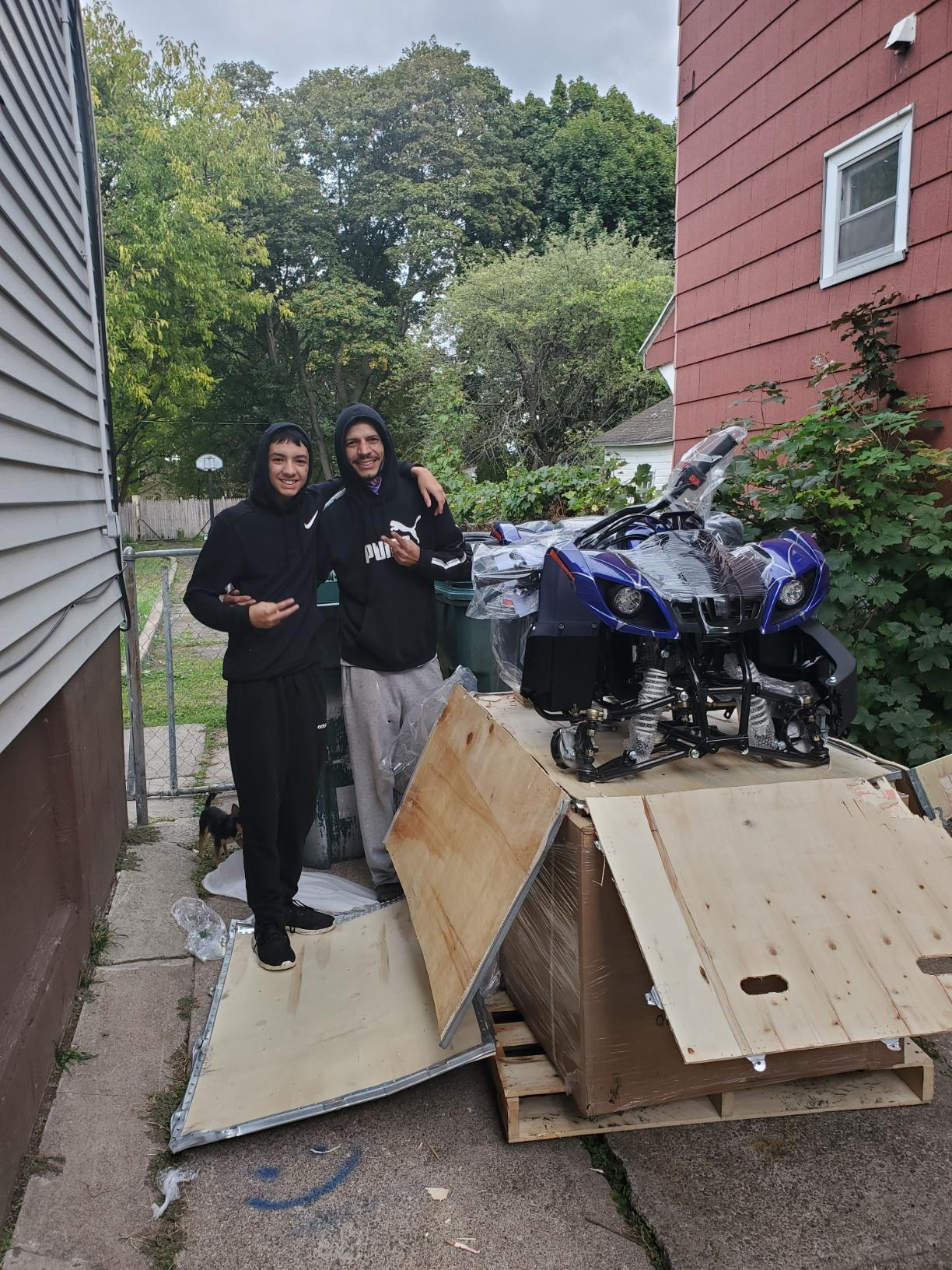 【Sports&Outdoors】X-PRO Adult ATV Quad Four Wheelers 200 Utility ATV Full Size ATV