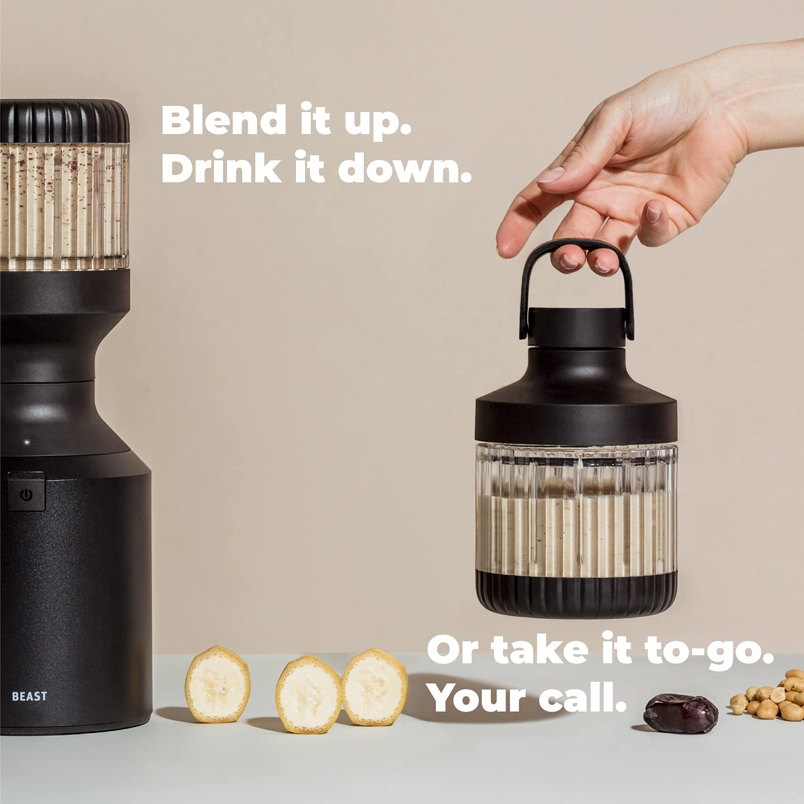 【Appliances】Blender + Hydration System | Blend Smoothies and Shakes, Infuse Water, 1000W