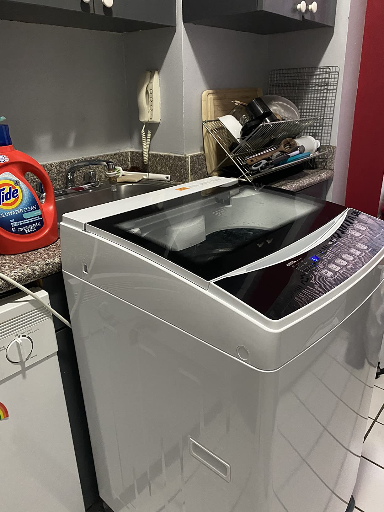 【Appliances】Small Portable Washer, Washing Machine for Household Use, Portable Washer 3.0 Cu. Ft.