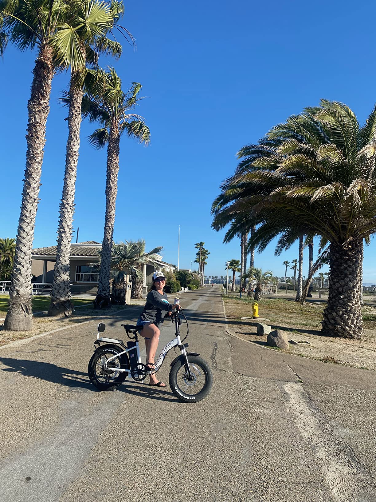 【Sports&Outdoors】Adult Step-Over & Step-Thru Folding Fat Tire E-Bike Mountain Electric Bicycle