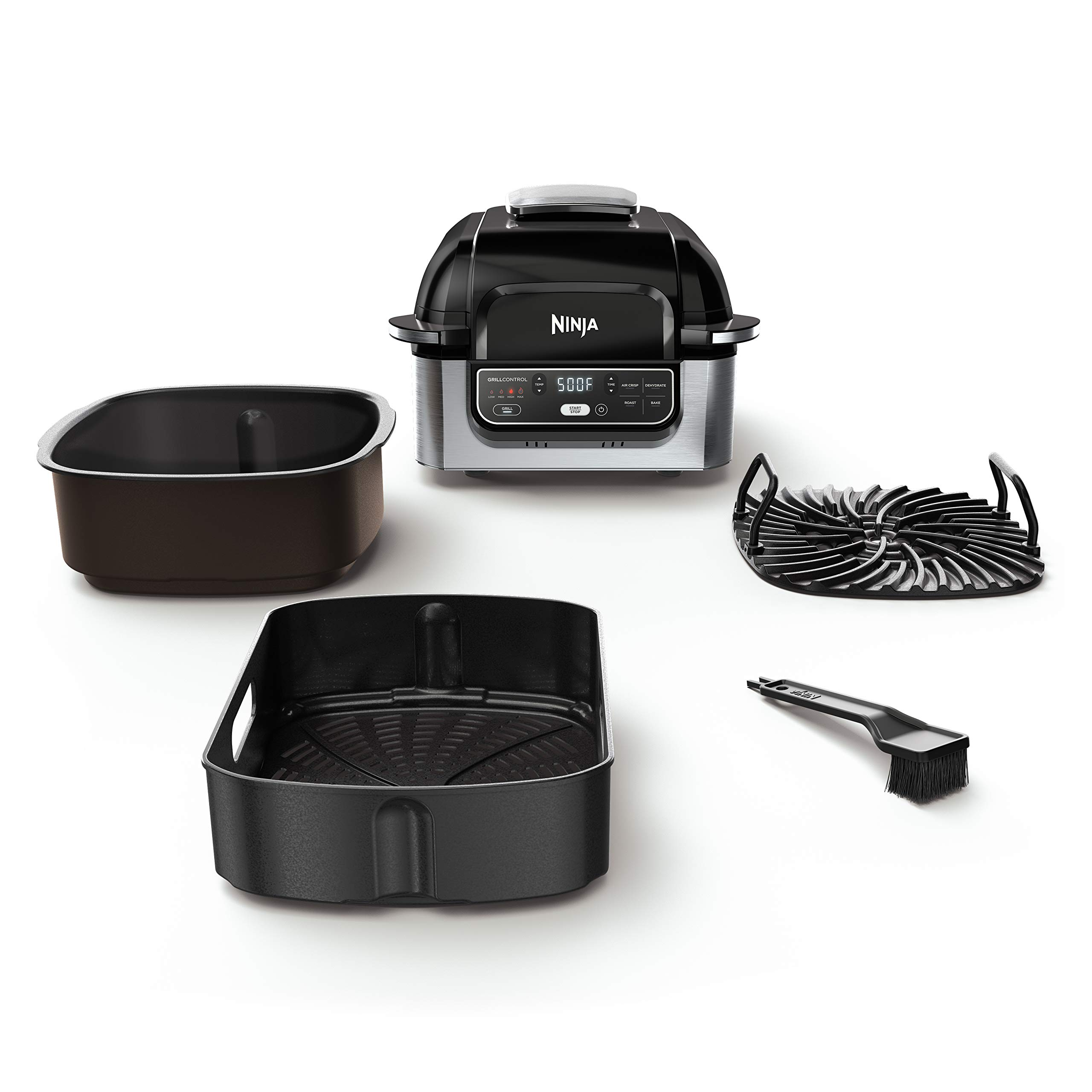 【Appliances】Ninja AG301 Foodi 5-in-1 Indoor Grill with Air Fry, Roast, Bake & Dehydrate