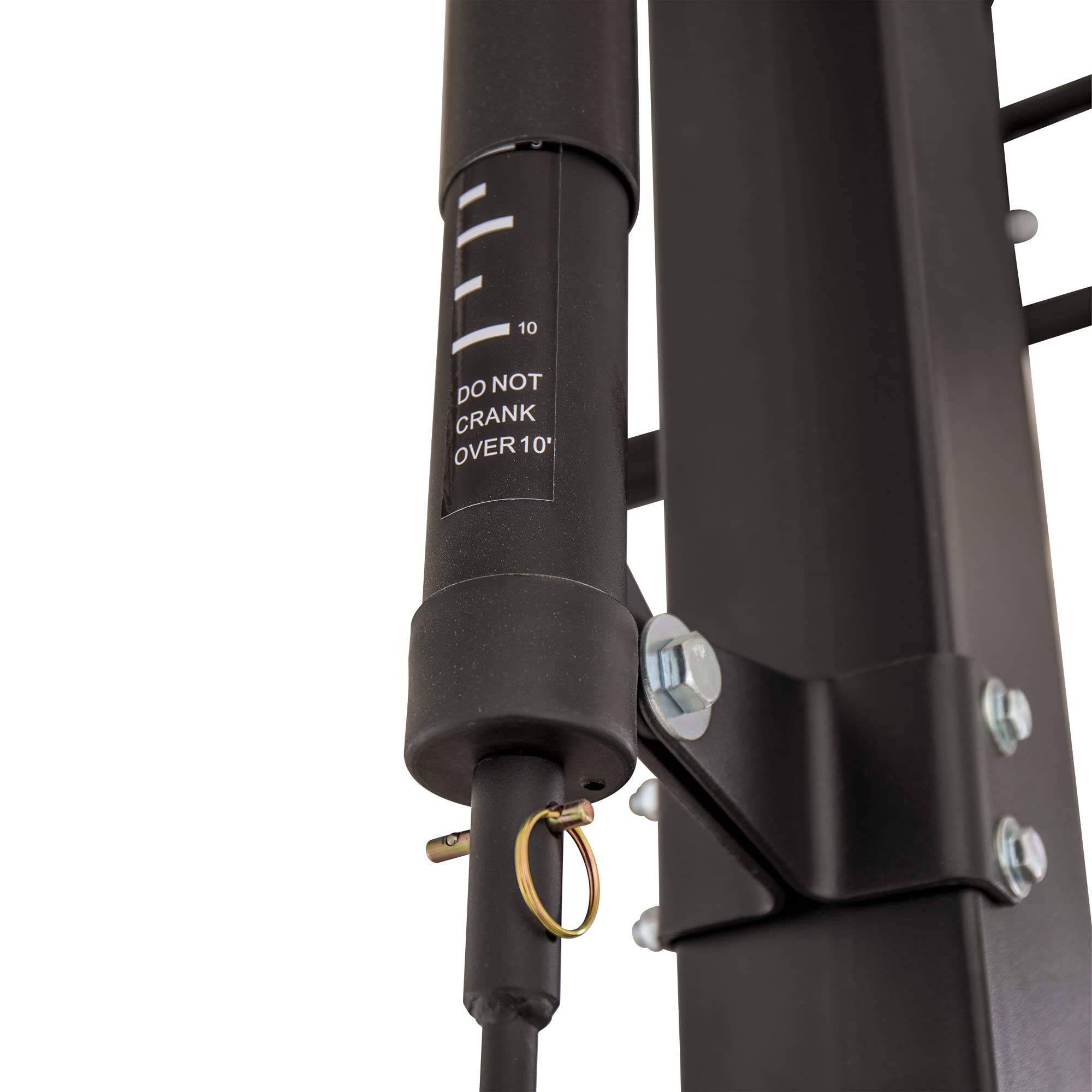 【Sports&Outdoors】Silverback In-Ground Basketball Hoop with Adjustable-Height Tempered Glass Basketball Goal Backboard