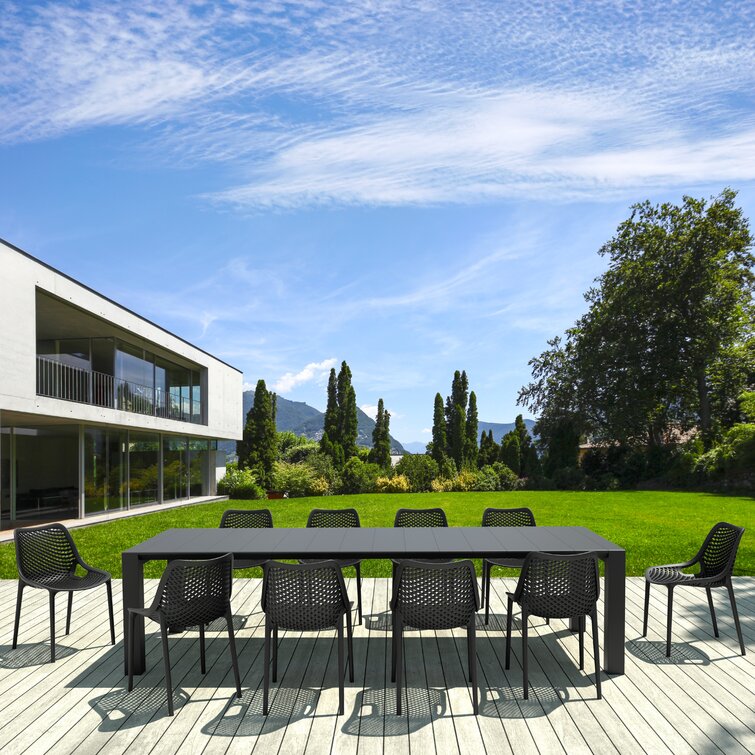 【Furniture】Asuna Rectangular 10 - Person Outdoor Dining Set