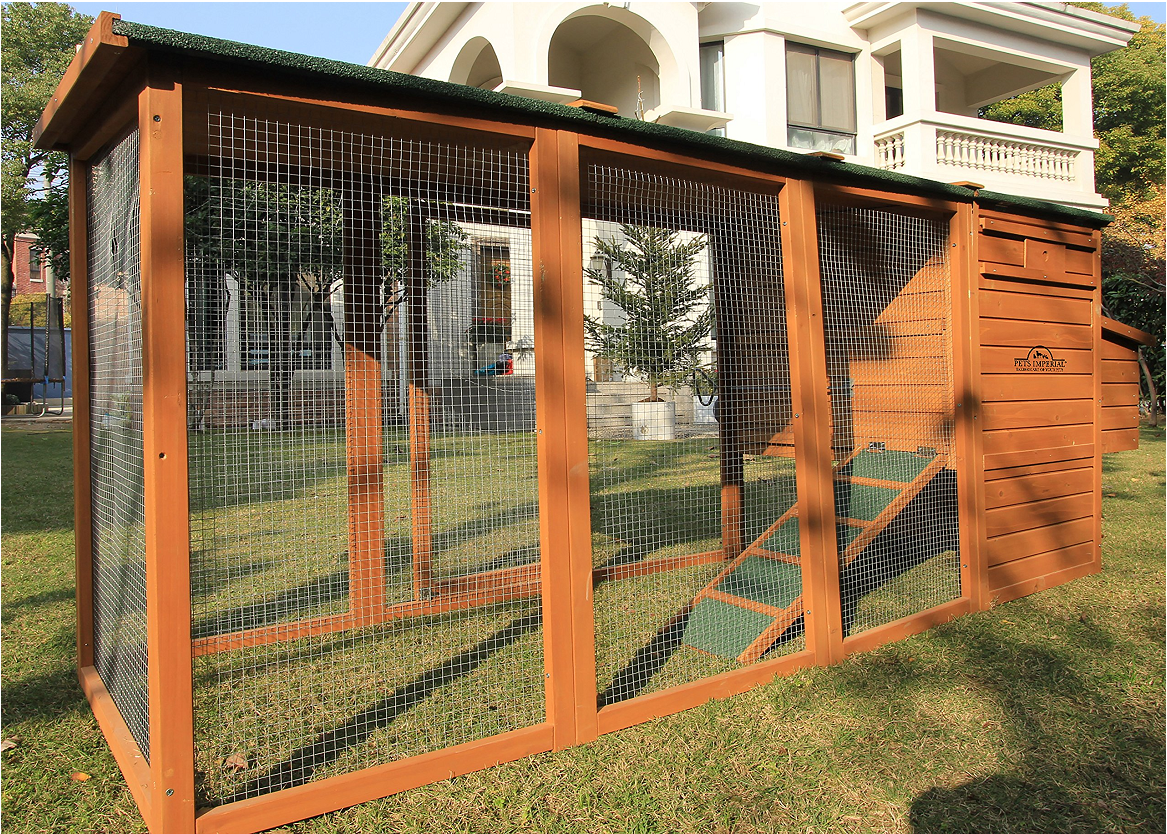 【Home&Garden】Arlington Chicken Coop with Extra Long Run 8ft2.5m & Ashpalt Roof Suitable for 46 Birds