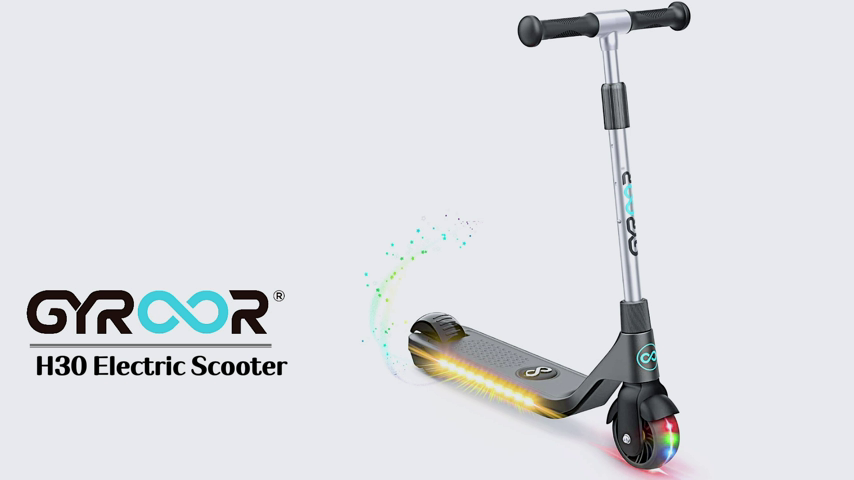 【Sports&Outdoors】Electric Scooter for Kids, Teens, Boys & Girls with Lightweight & Adjustable Handlebar