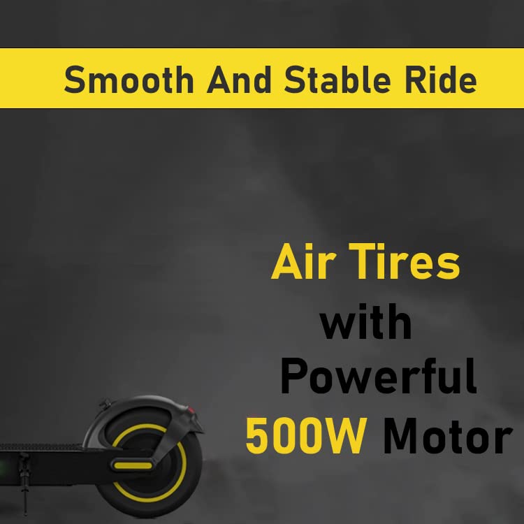 【Sports&Outdoors】Portable Electric Scooter Pneumatic 10” tires, 500W Motor, Top Speed 30km/hr