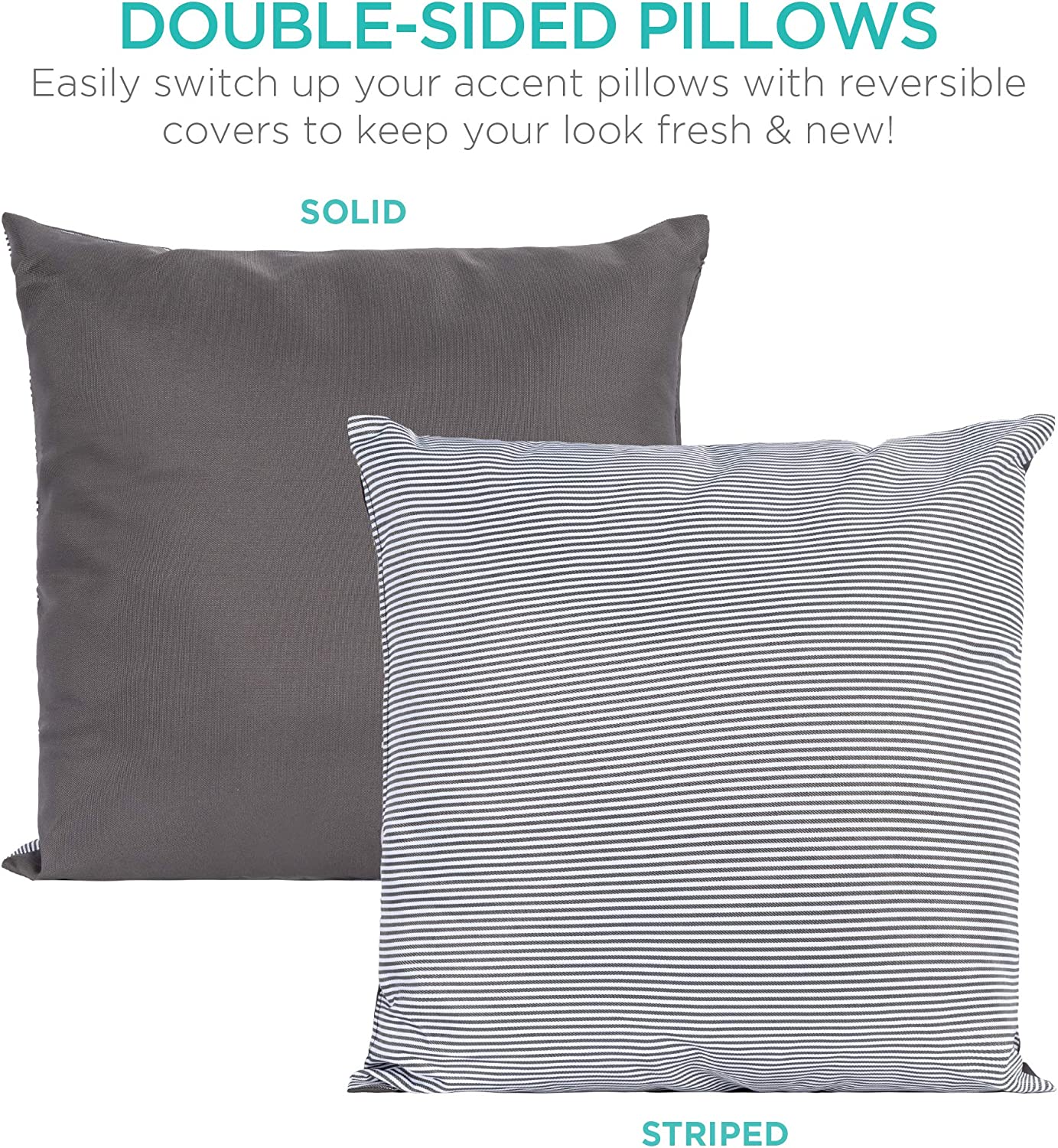 Best Choice Products 5-Piece Modular Patio Wicker Daybed Sectional Conversation Lounger Set w/ 2-in-1 Setup