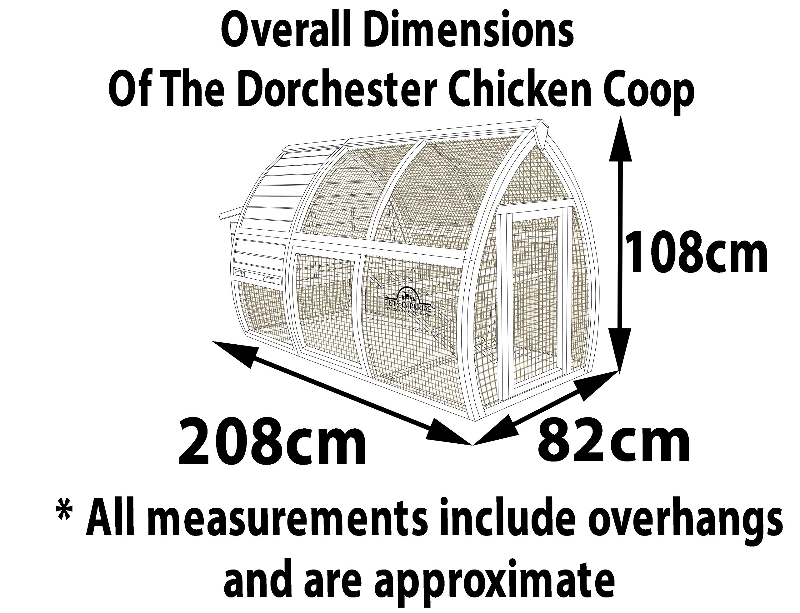 【Pet】Chicken Coop - Ark Poultry Nest Box - Chickn House with Sliding Tray & Opening Roof