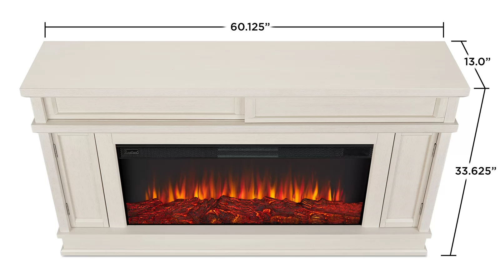 【Home Improvement】Torrey Landscape 60.13'' W Electric Fireplace