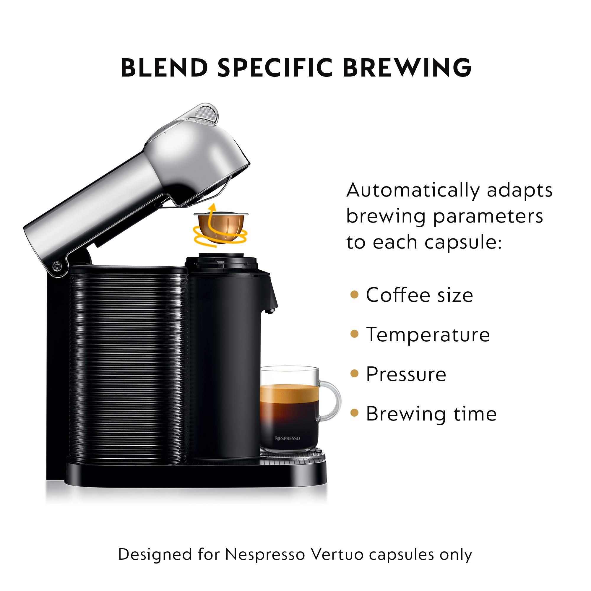 【Appliances】Vertuo Coffee and Espresso Machine with Aeroccino Milk Frother