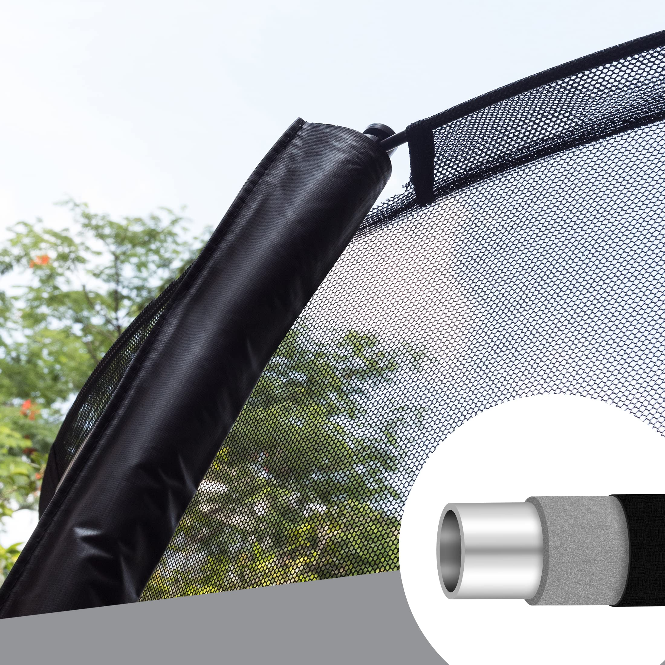 【Baby&Kids】Garden Trampoline, Outdoor Trampoline, Deluxe, Springless, Ø 244-430cm