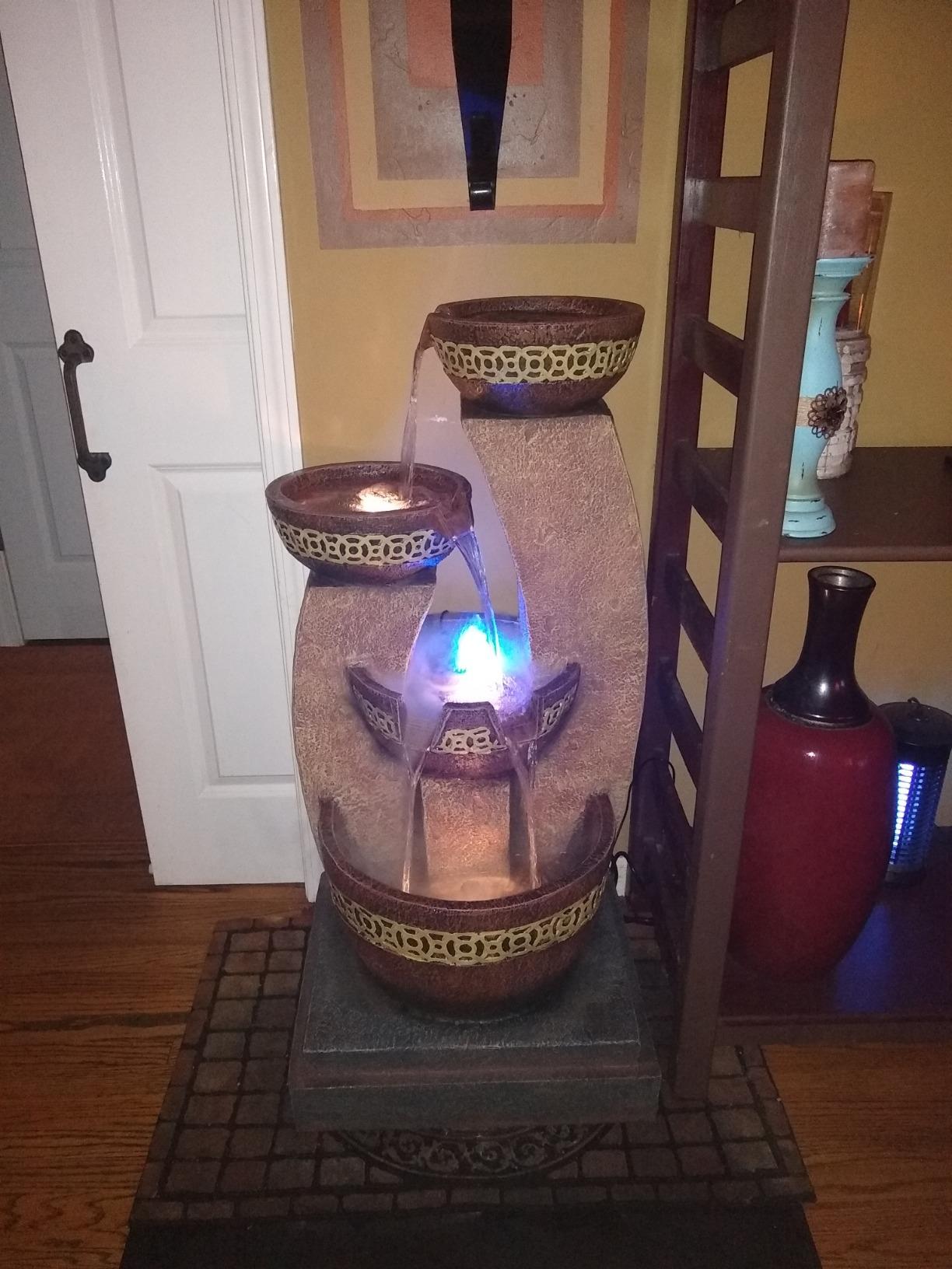 【Décor】Four Bowl Outdoor Floor Water Fountain 41