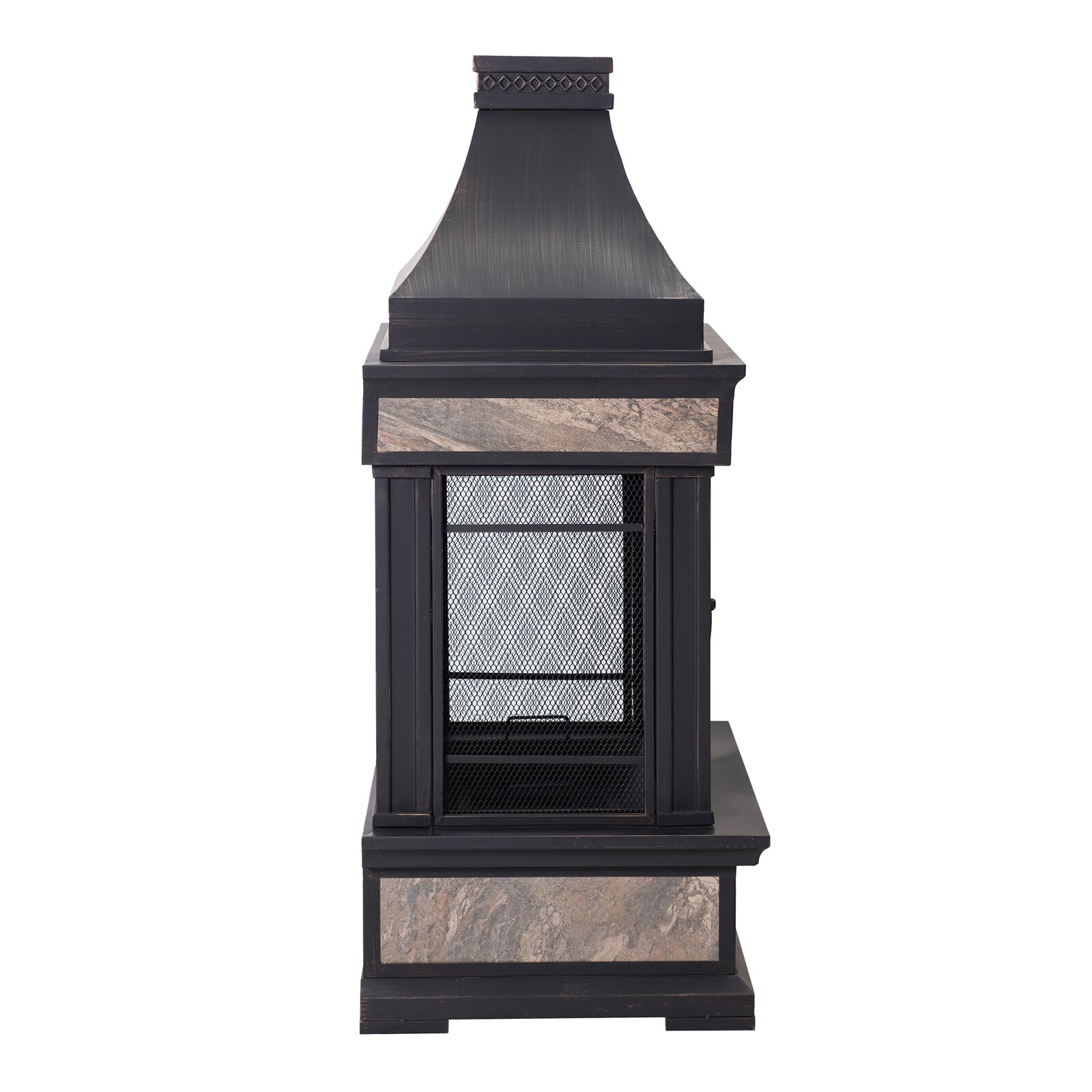 【Sports&Outdoors】Sofie 56.7'' H Wood Burning Outdoor Fireplace