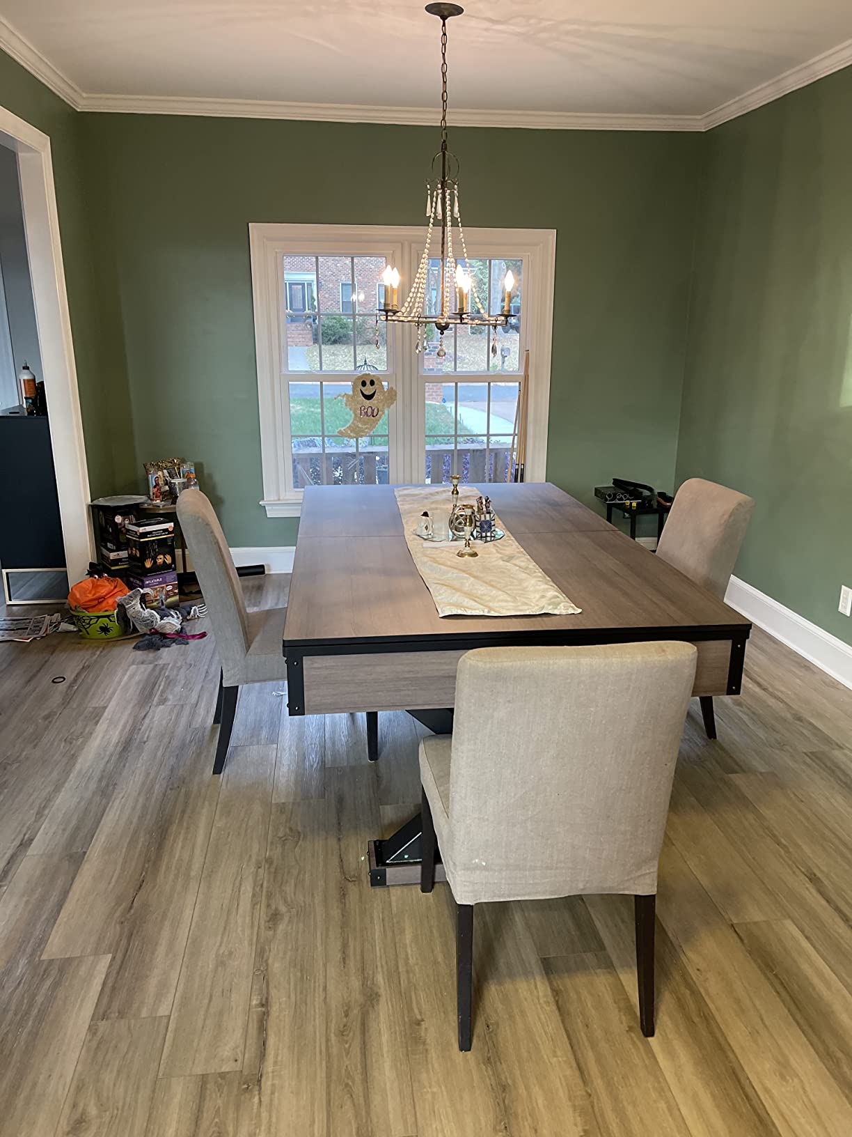 【Sports&Outdoors】Wolf Creek 7' Pool Table with Dining Top