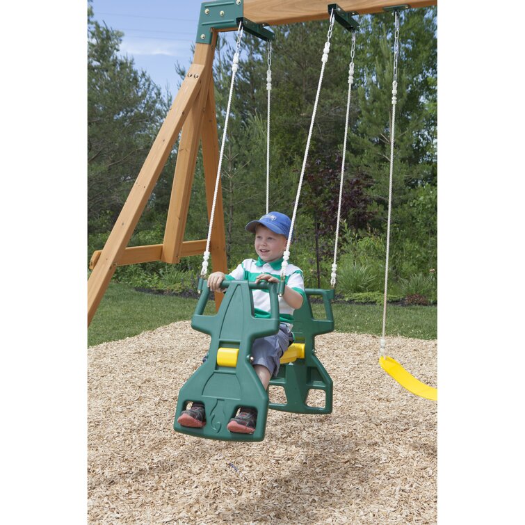 【Sports&Outdoors】Cloverdale Wooden Swing Set
