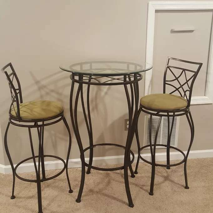 【Furniture】Fretwell 2 - Person Bar Height Dining Set