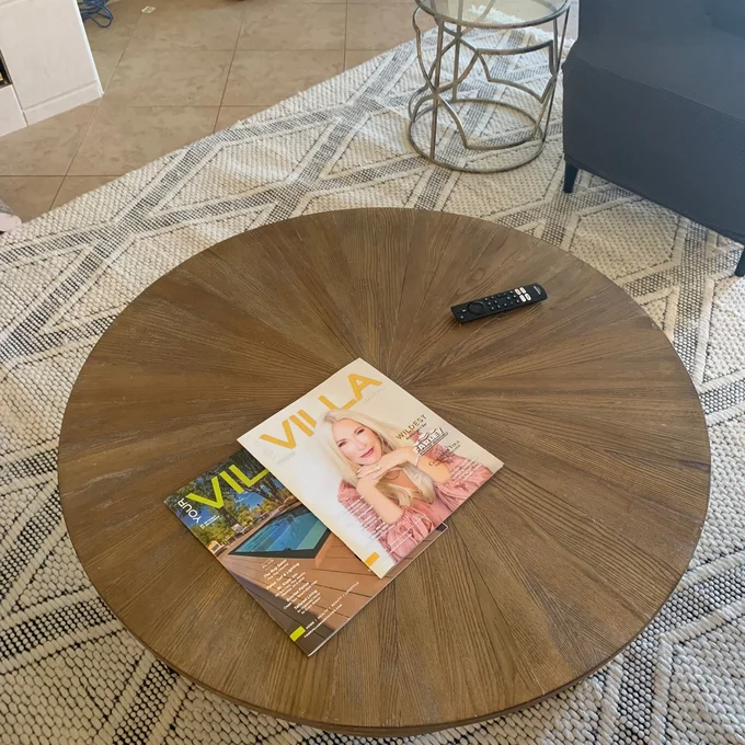 【Furniture】Frame Coffee Table with Storage