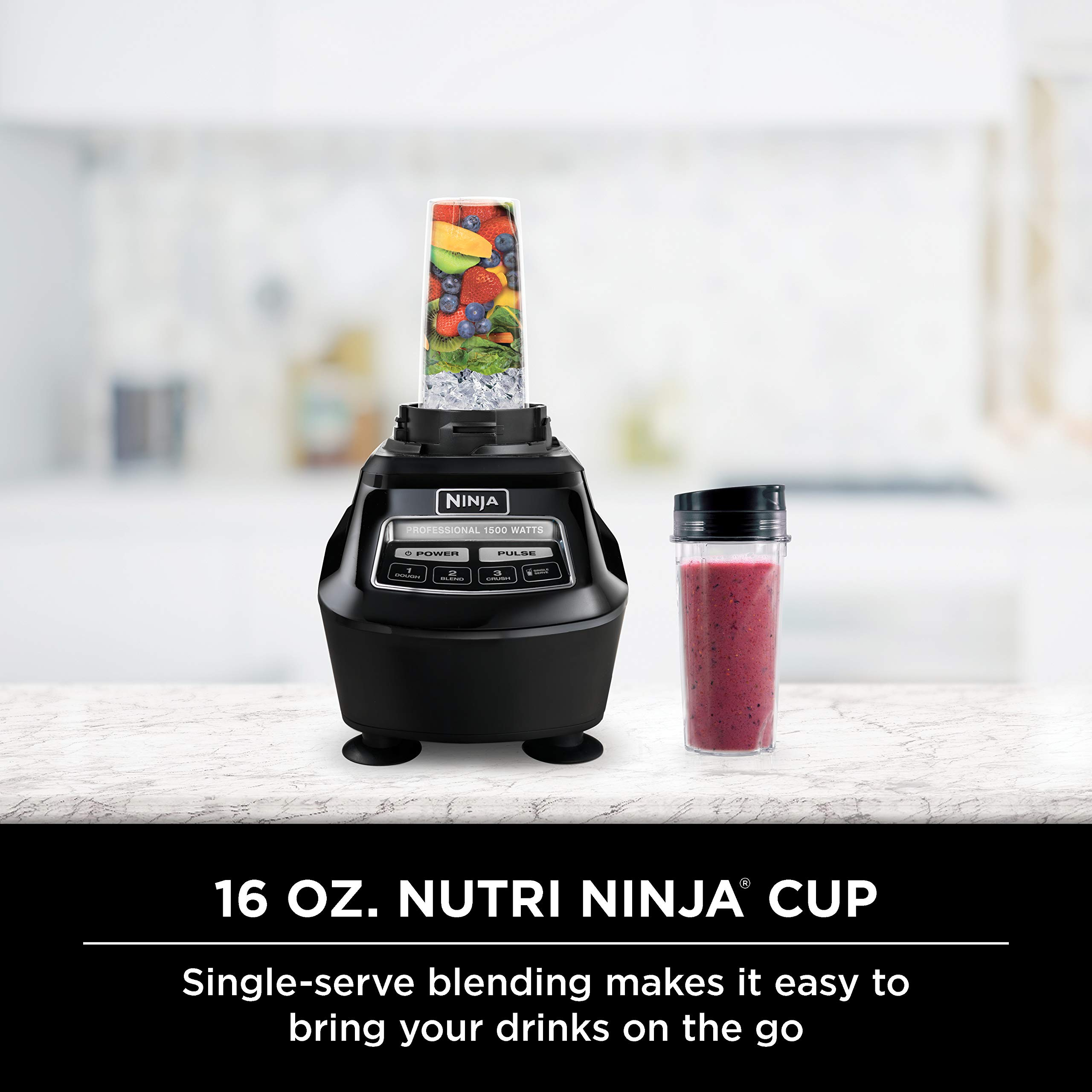 【Appliances】Ninja BL770 Mega Kitchen System, 1500W, 4 Functions for Smoothies, Processing, Dough, Drinks