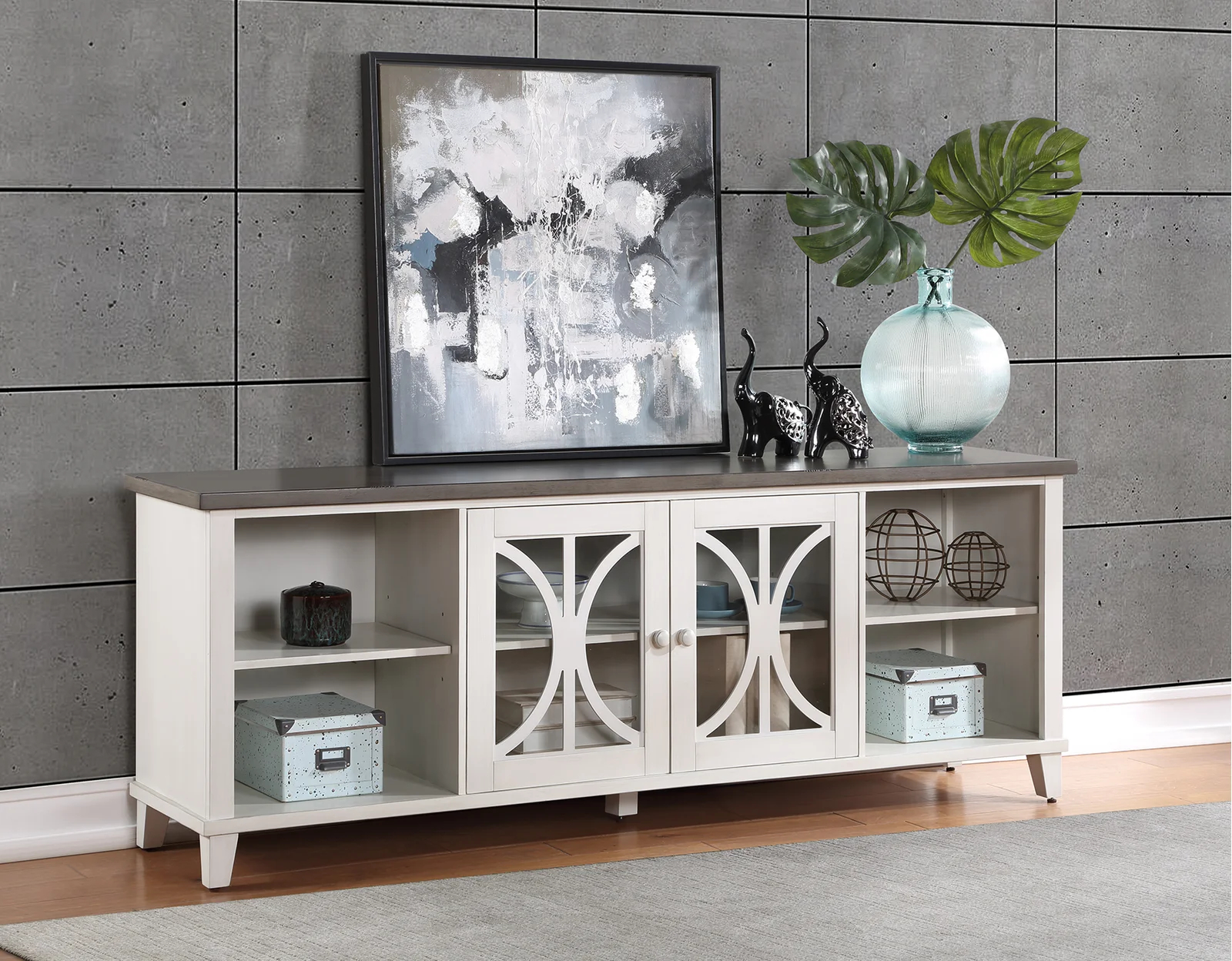 【Furniture】Rabinowitz TV Stand for TVs up to 88