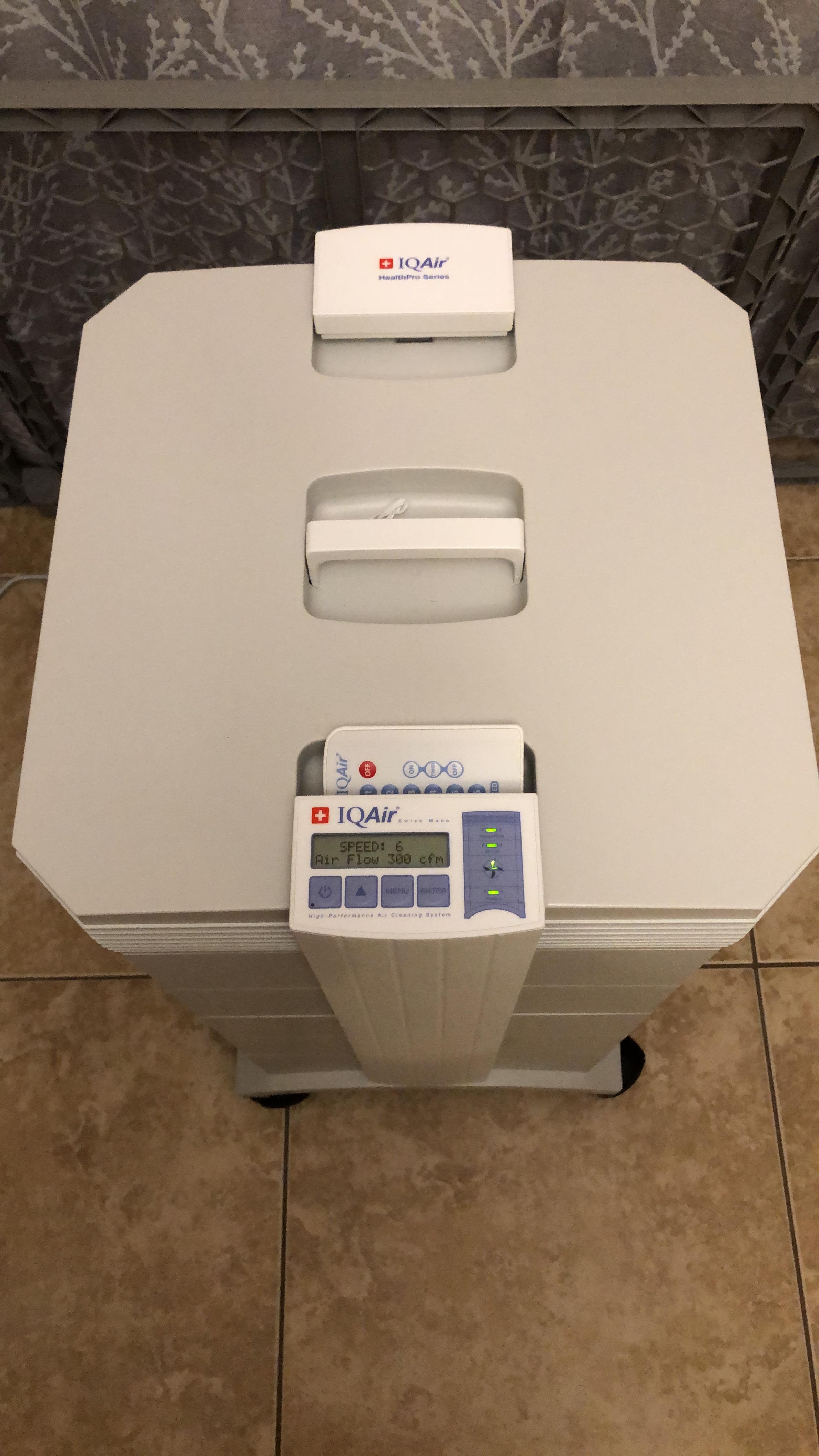 【Appliances】IQAir HealthPro Plus Air Purifier - Medical Grade HyperHEPA filter for home large room up to 1125 sq ft