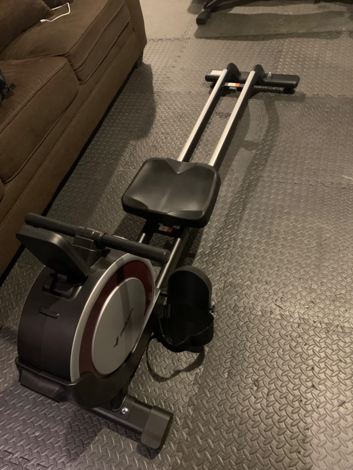 【Sports&Outdoors】Rowing Machine, MERACH Bluetooth Magnetic Rower Machine with Dual Slide Rail